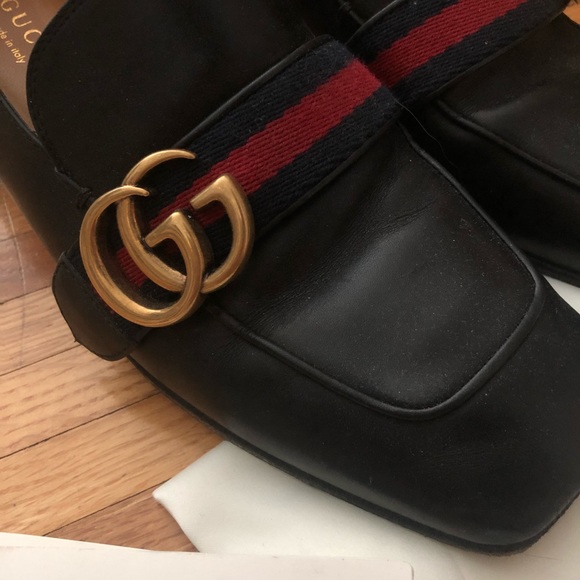 Gucci Peyton Pearl mid heel loafers - Picture 3 of 6
